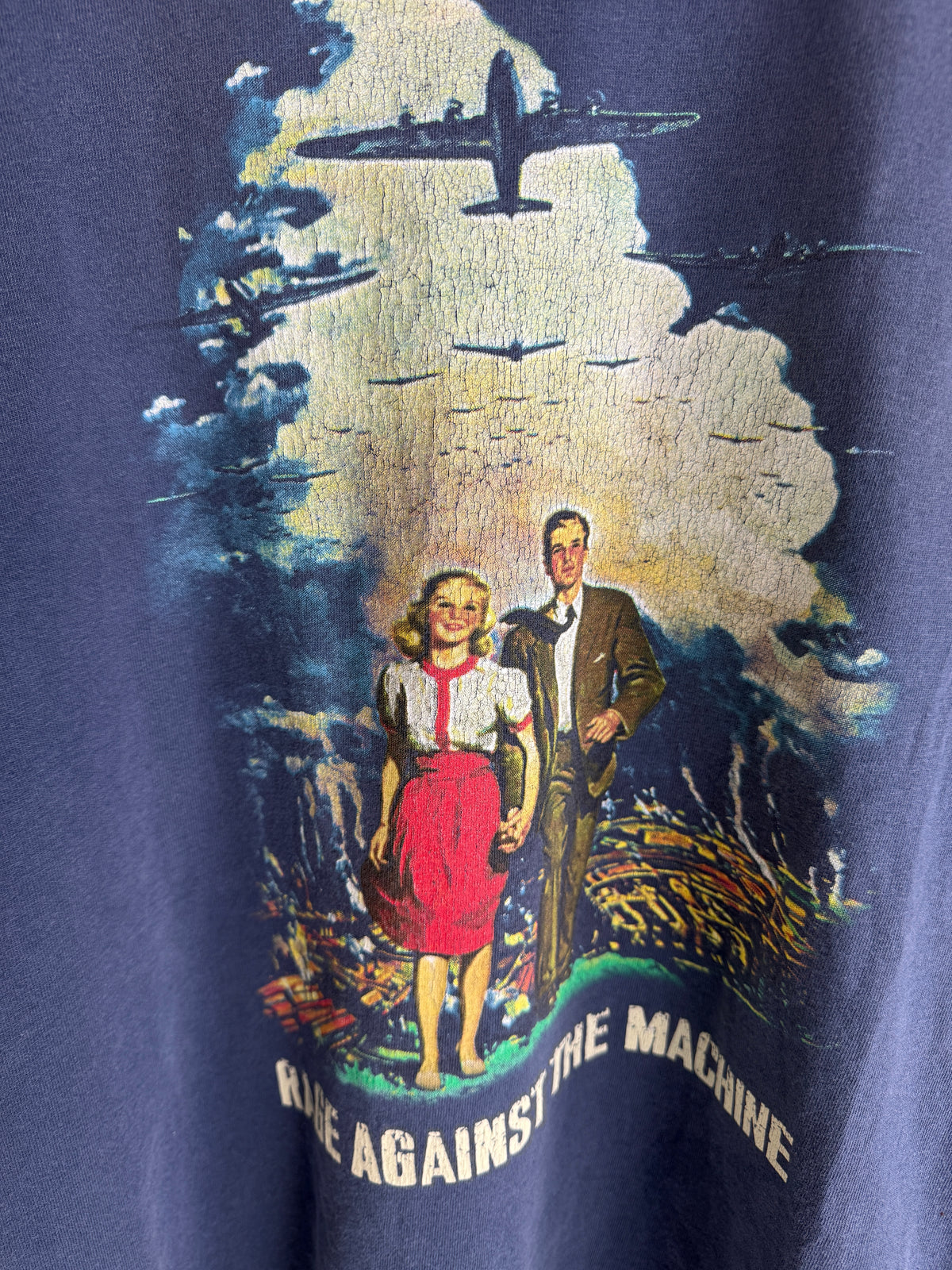 Vintage Rage Against the Machine Couple Tee