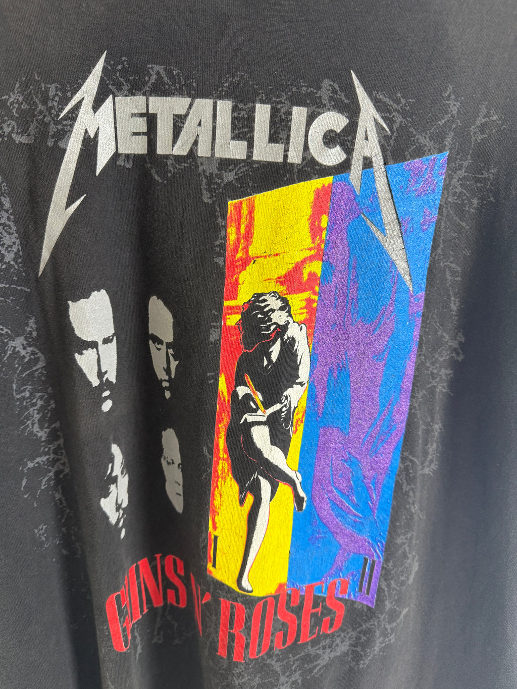 Vintage Metallica Guns N' Roses 1992 Tour Tee