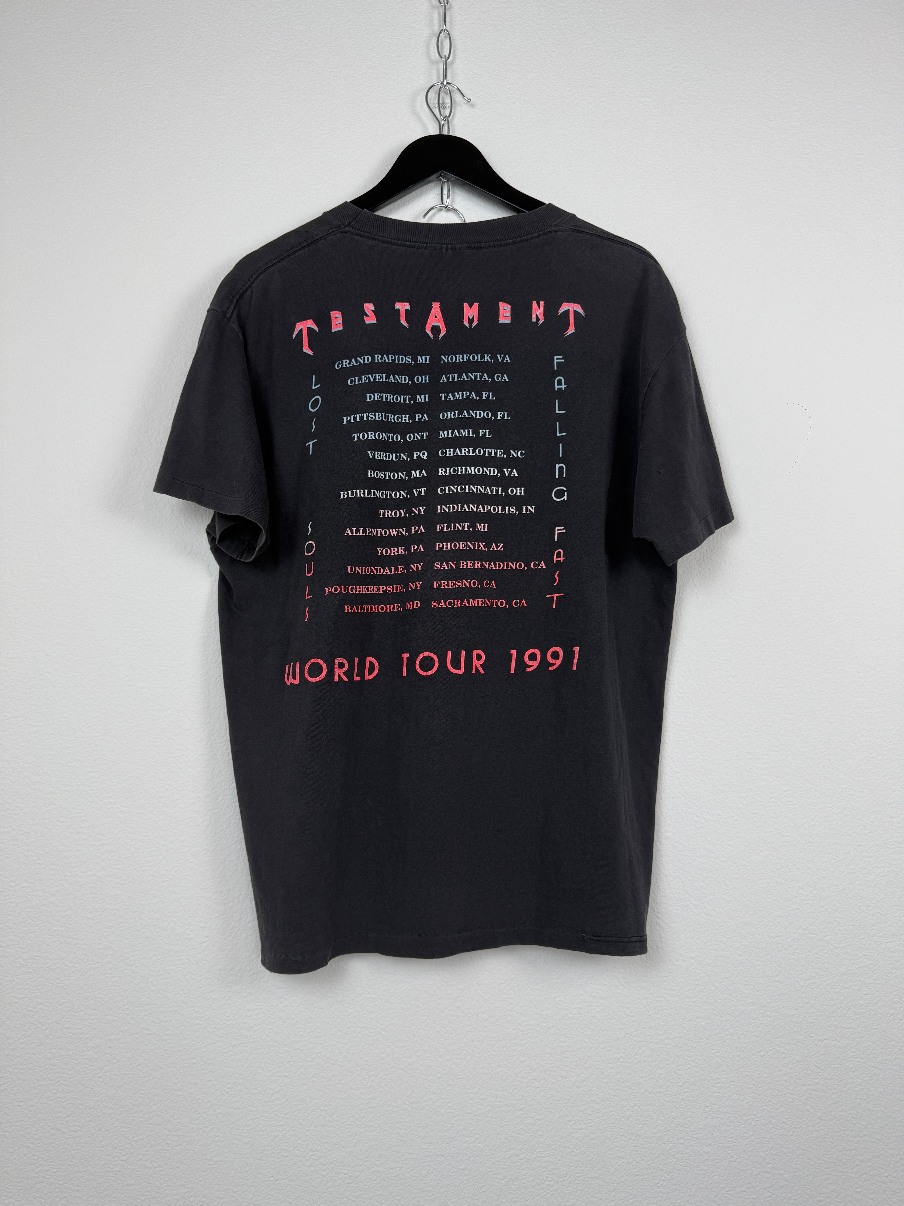 Vintage Testament World Tour 1991 Tee