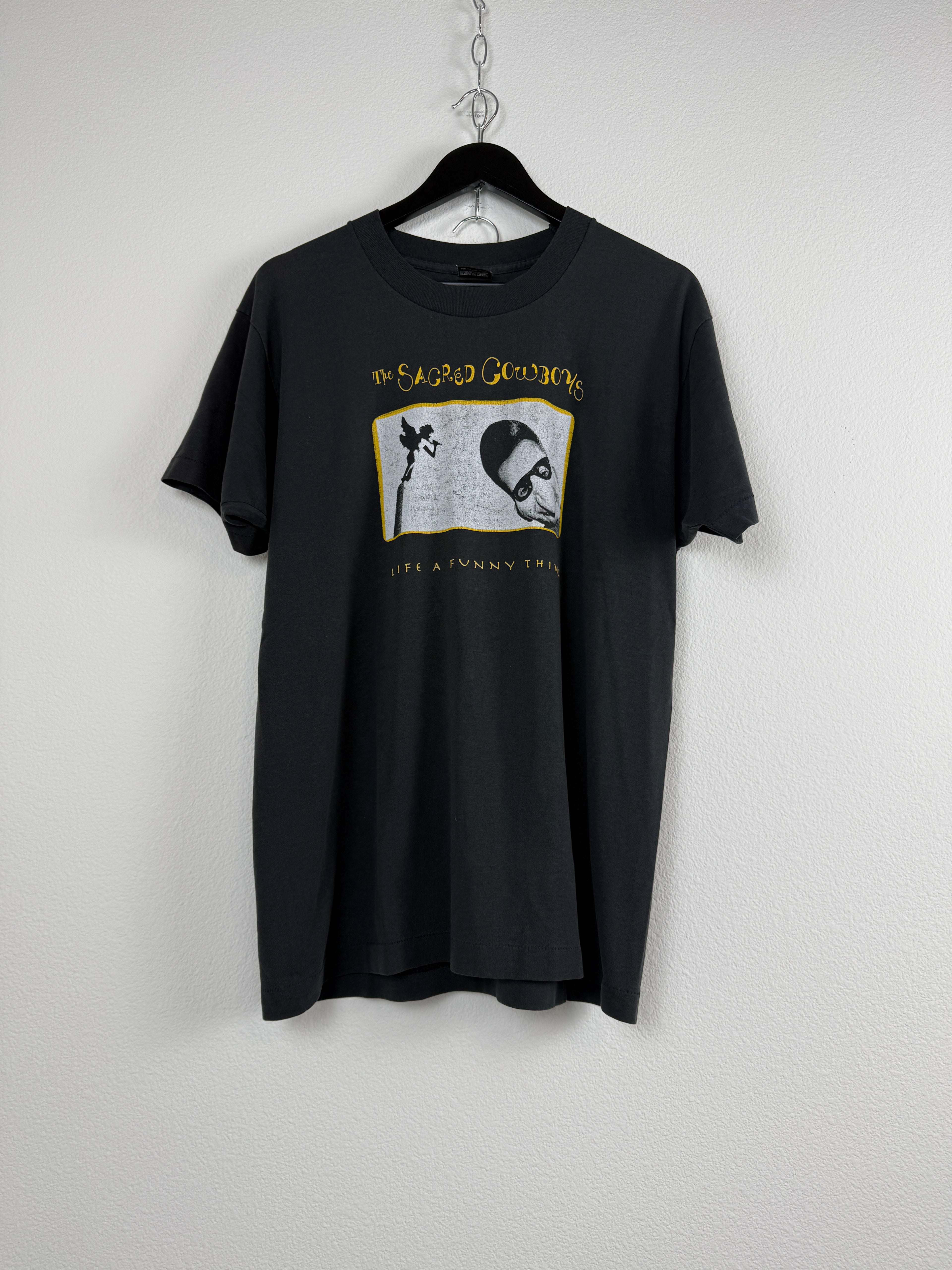 Vintage The Sacred Cowboys Life a Funny Thing Tee