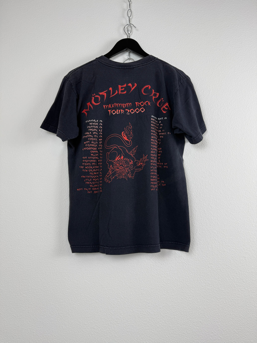 Vintage Mötley Crüe New Tattoo Tour 2000 Tee