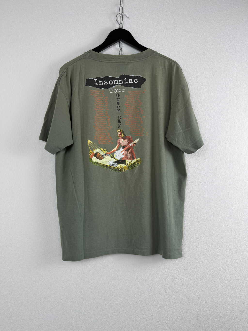 Vintage Green Day Insomniac Tour Tee
