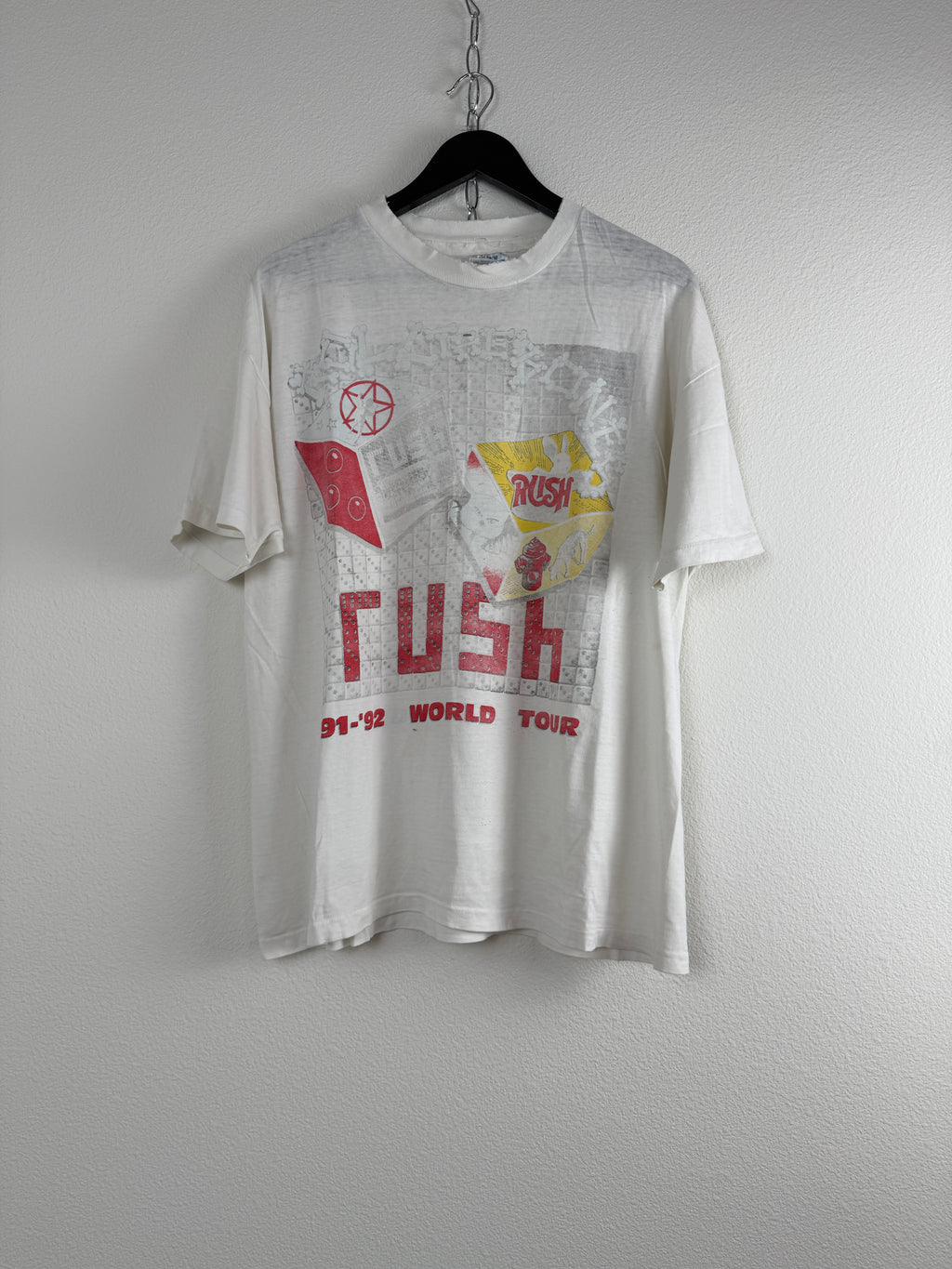 Vintage Rush "Roll the Bones 91-92 World Tour" Tee