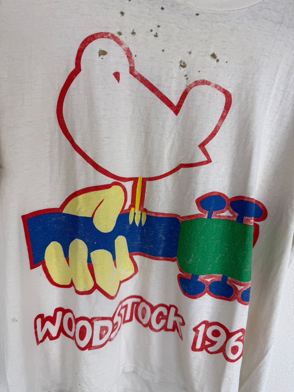 Vintage Woodstock 1969 "Bird & Guitar" Tee