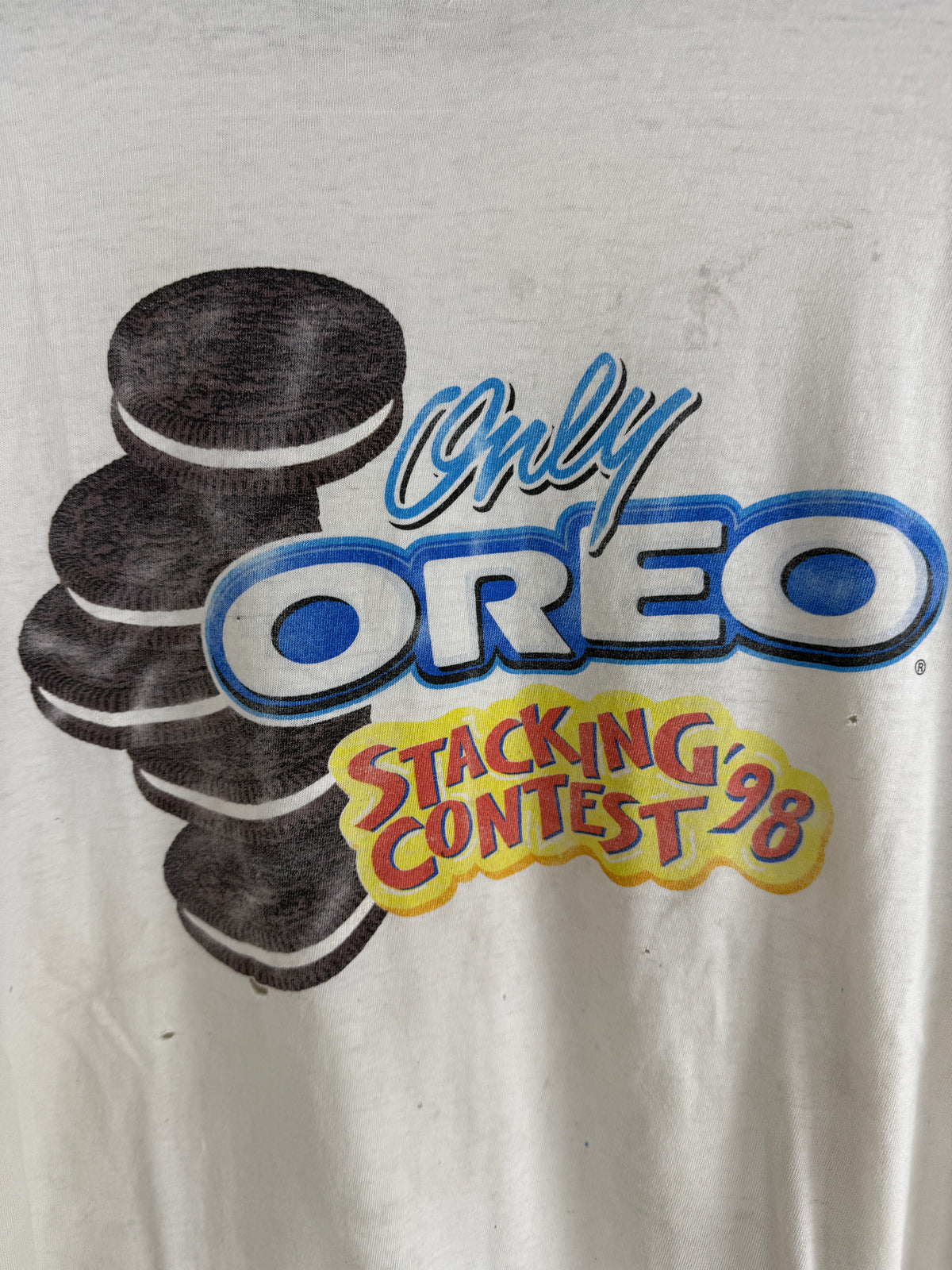 Vintage Oreo "Stacking Contest '98" Tee