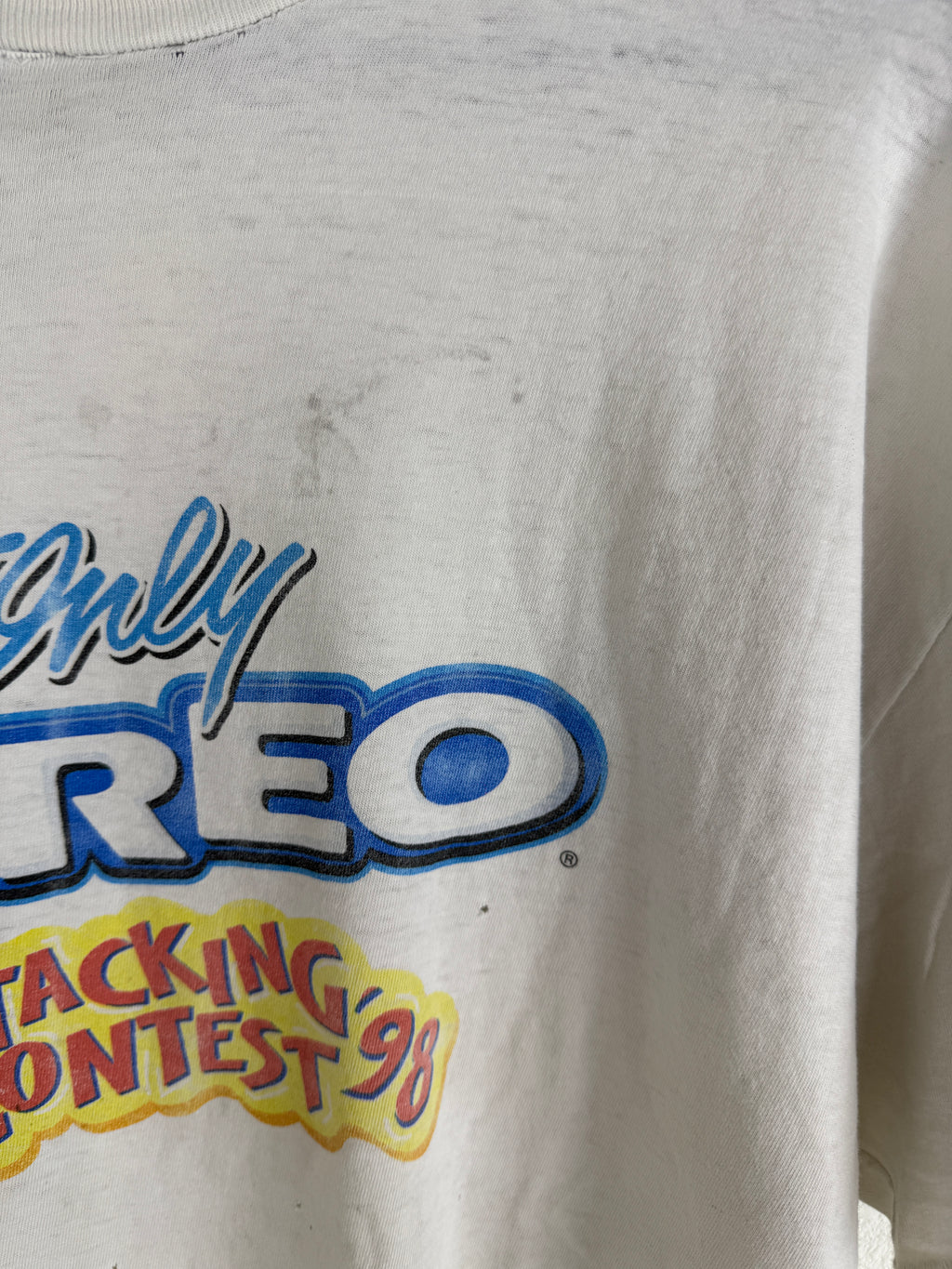 Vintage Oreo "Stacking Contest '98" Tee