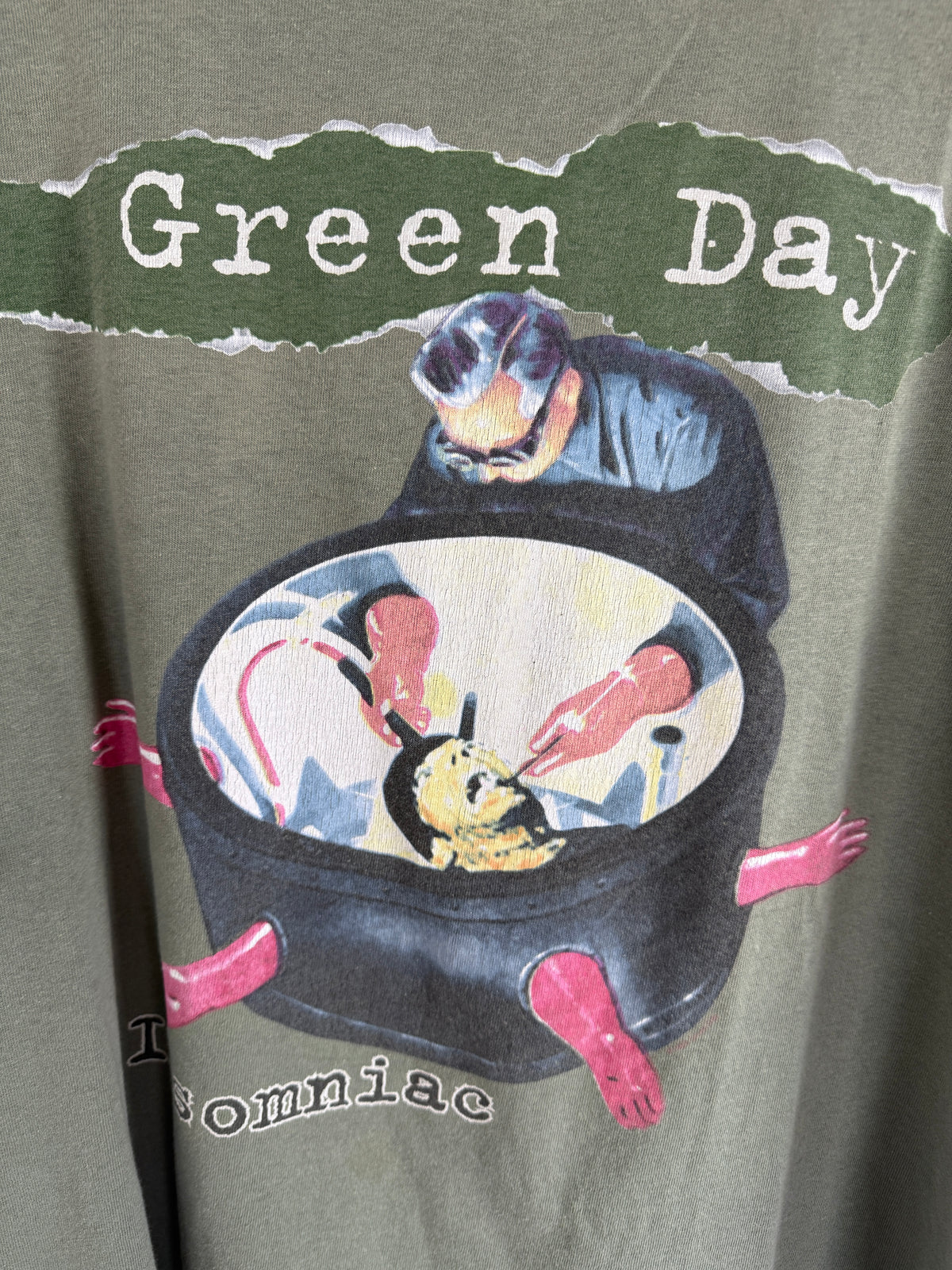 Vintage Green Day Insomniac Tour Tee