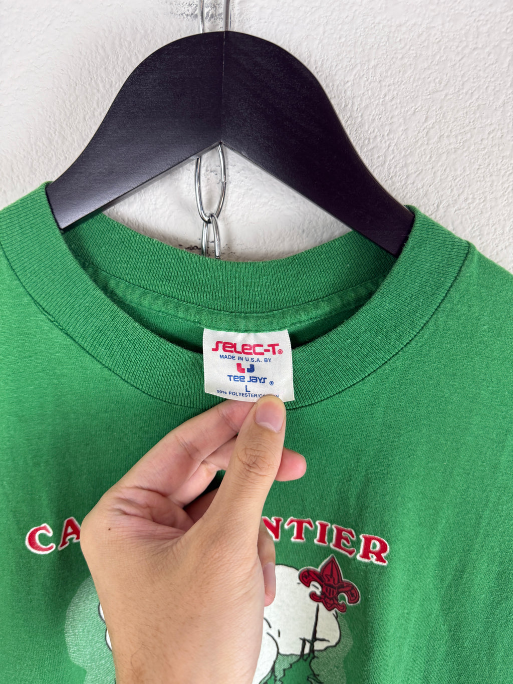 Vintage 1990 Camp Frontier "Answer Scouting’s Call" Tee