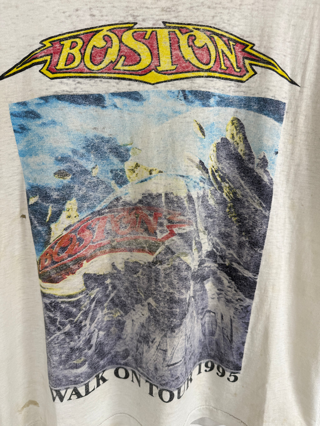 Vintage Boston Walk On World Tour 1995 Tee