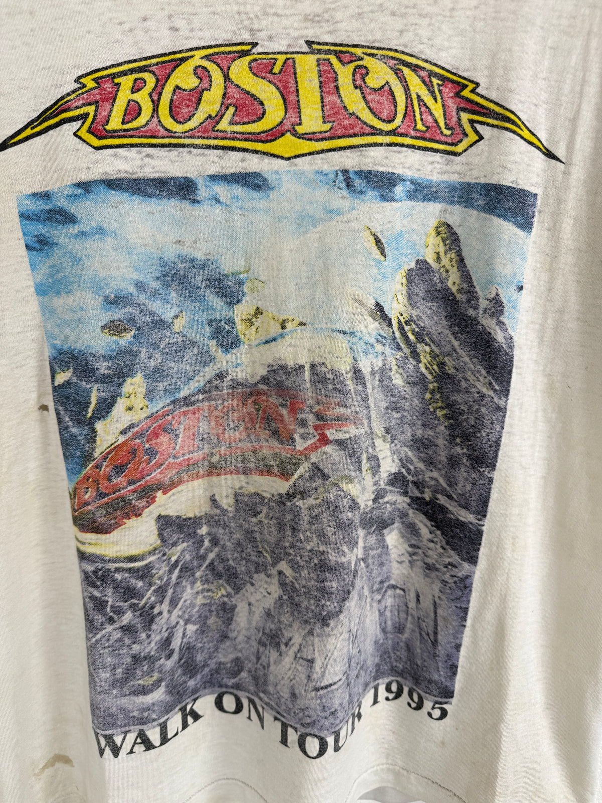 Vintage Boston Walk On World Tour 1995 Tee