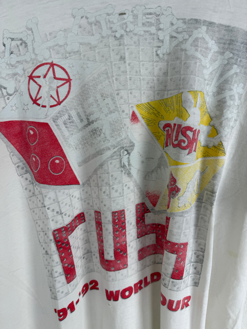 Vintage Rush "Roll the Bones 91-92 World Tour" Tee