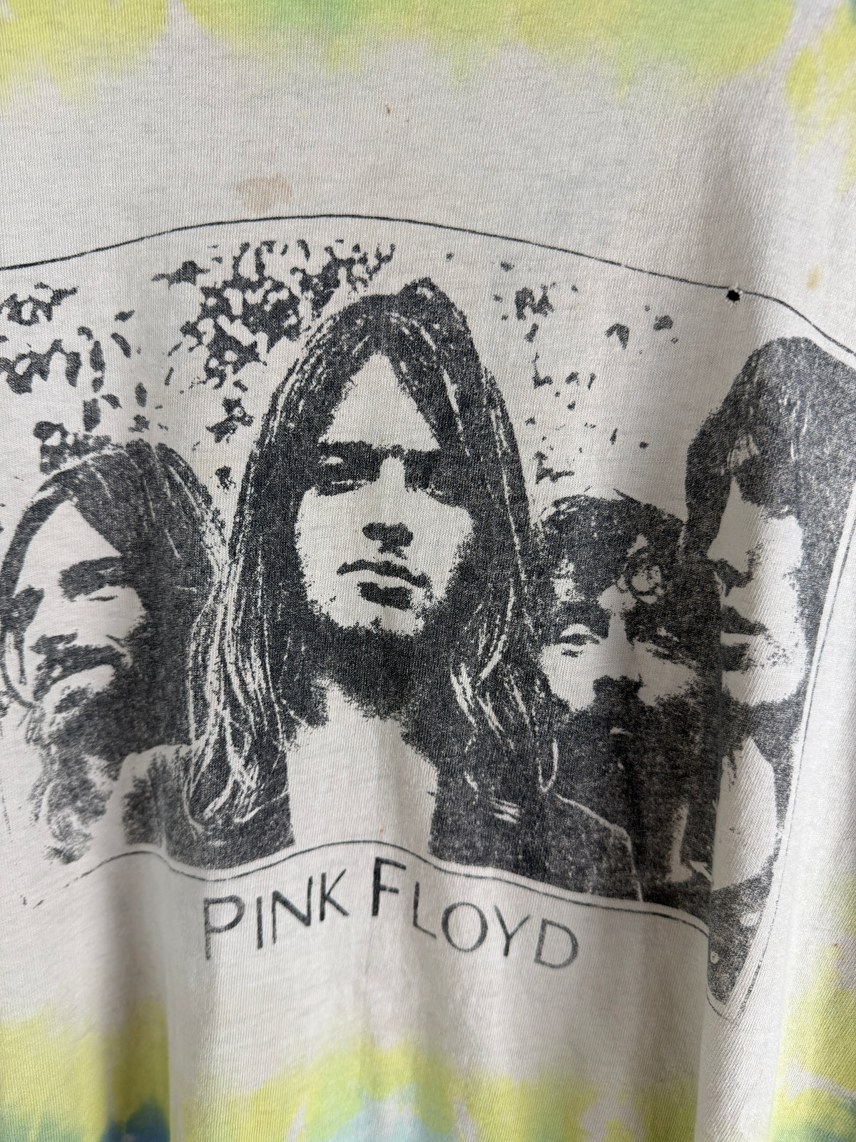 Vintage Pink Floyd "Band Portrait Tie-Dye" Tee