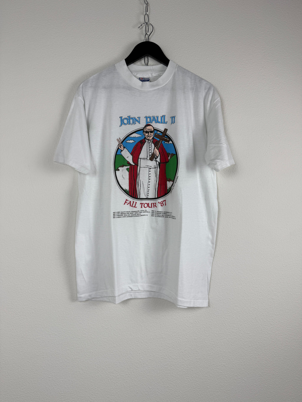 Vintage Pope John Paul II Fall Tour '87 Tee