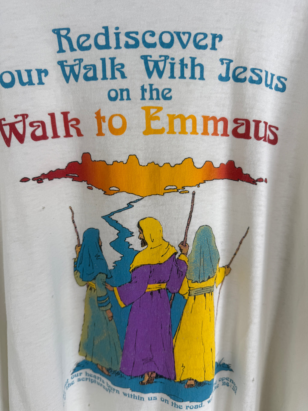Vintage Walk to Emmaus Tee