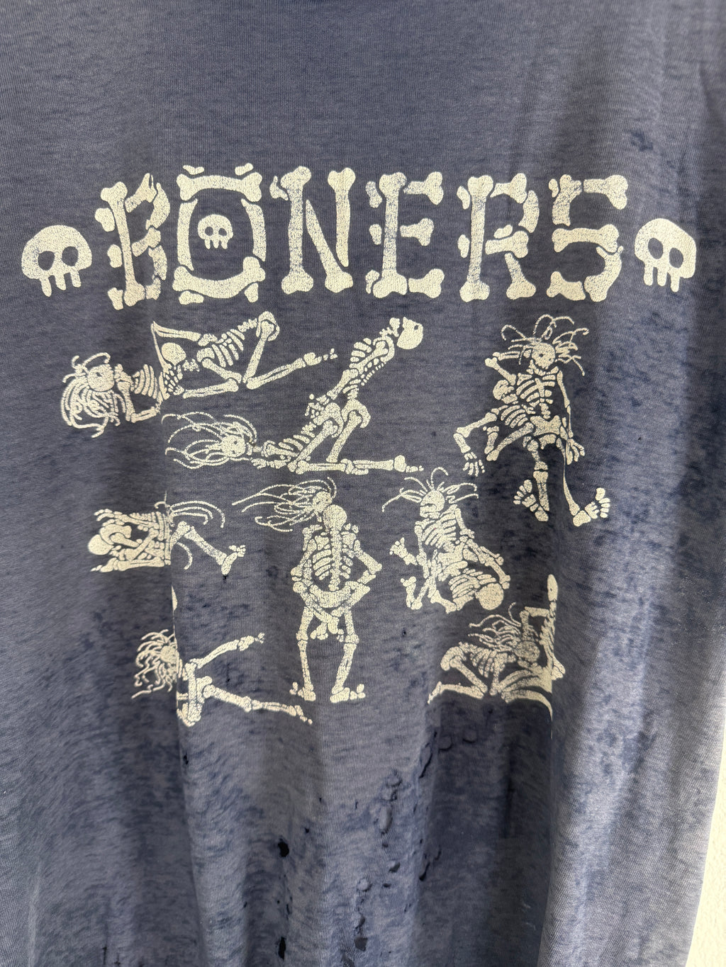 Vintage Bones Skeleton Graphic Tee
