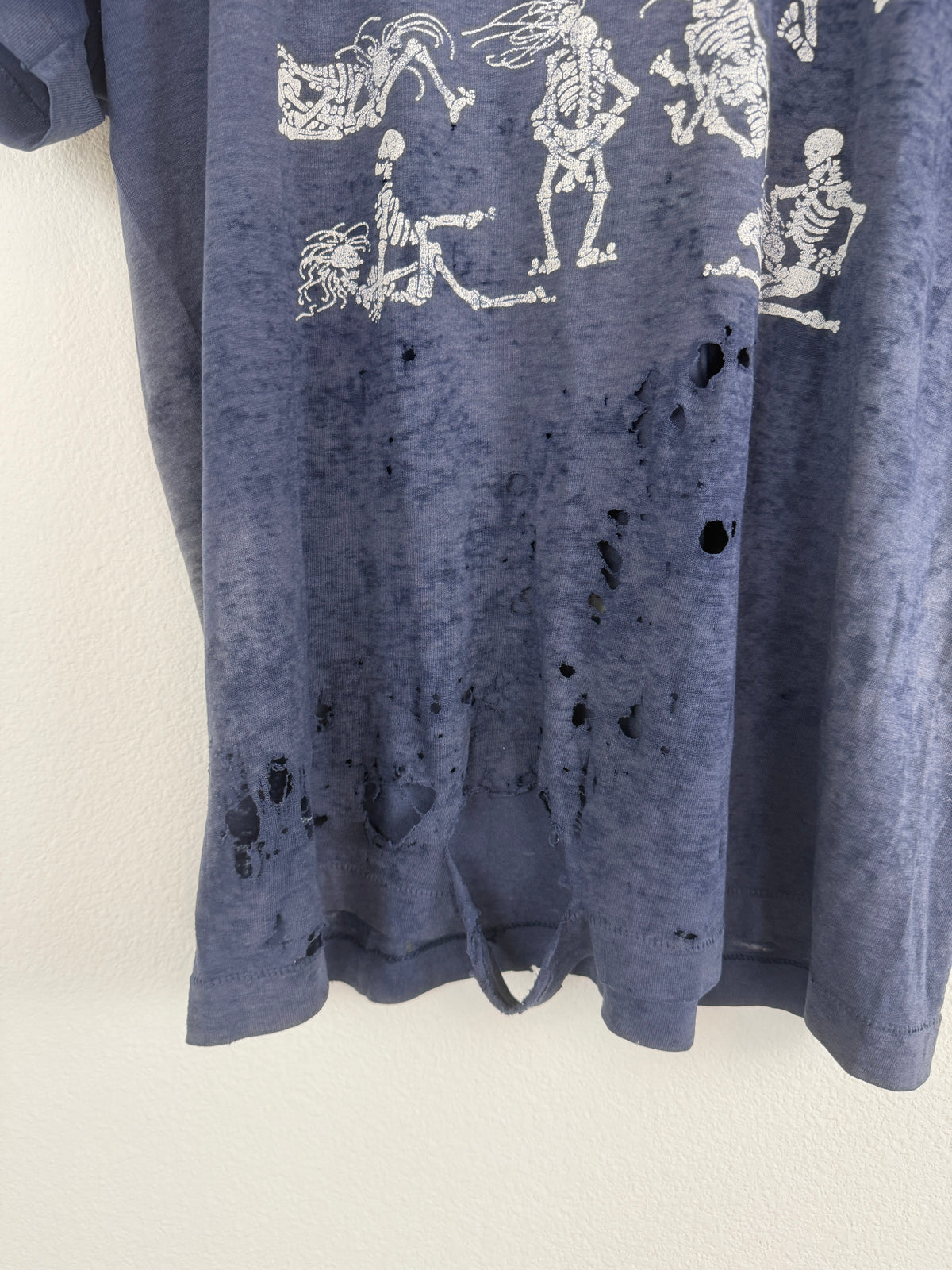 Vintage Bones Skeleton Graphic Tee