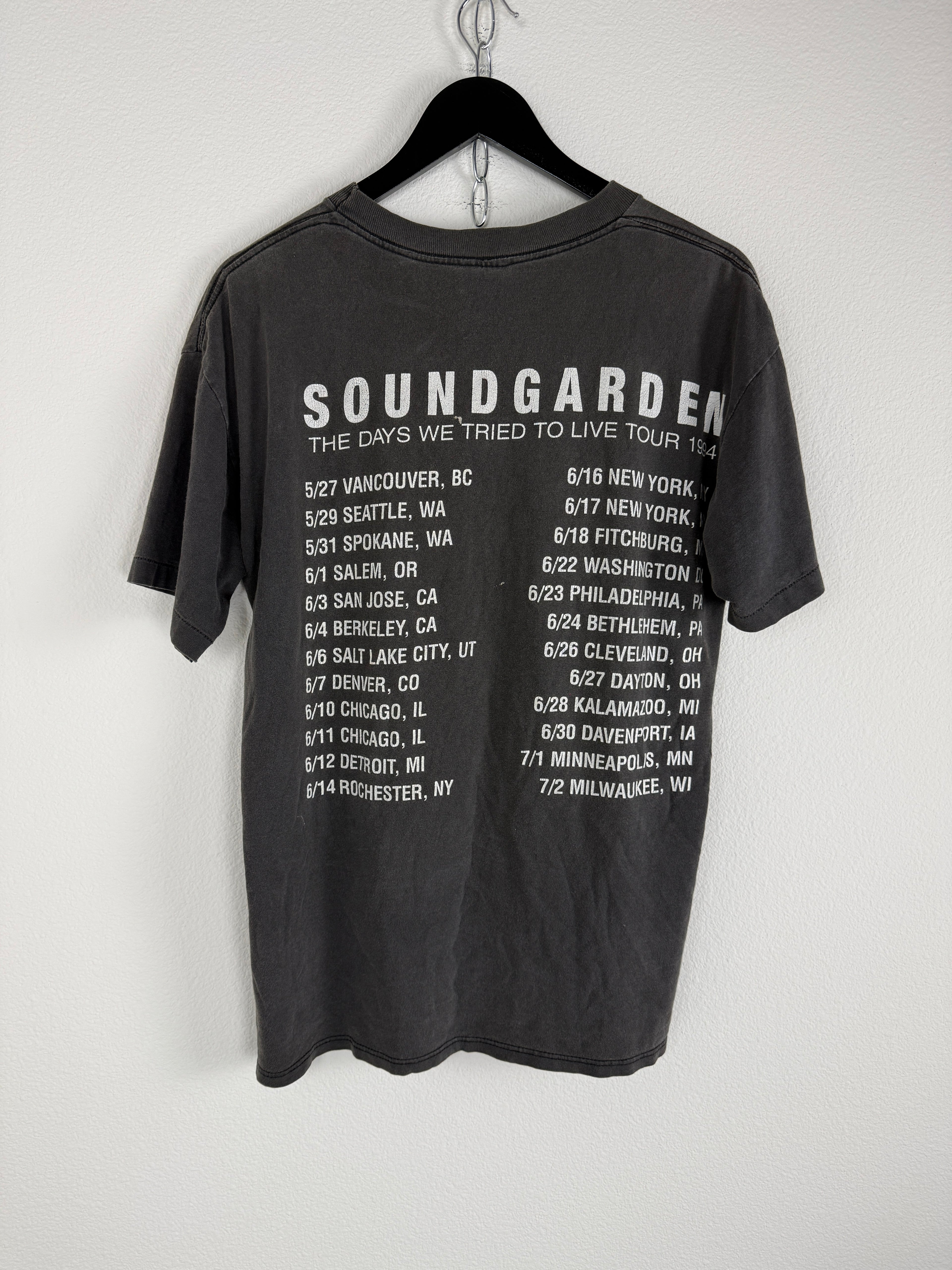 Vintage Soundgarden The Days We Tried to Live Tour 1994 Tee