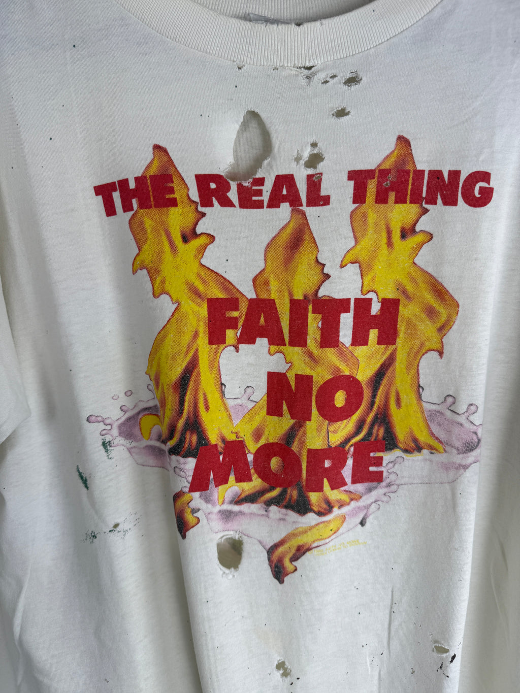 Vintage Faith No More The Real Thing Tee