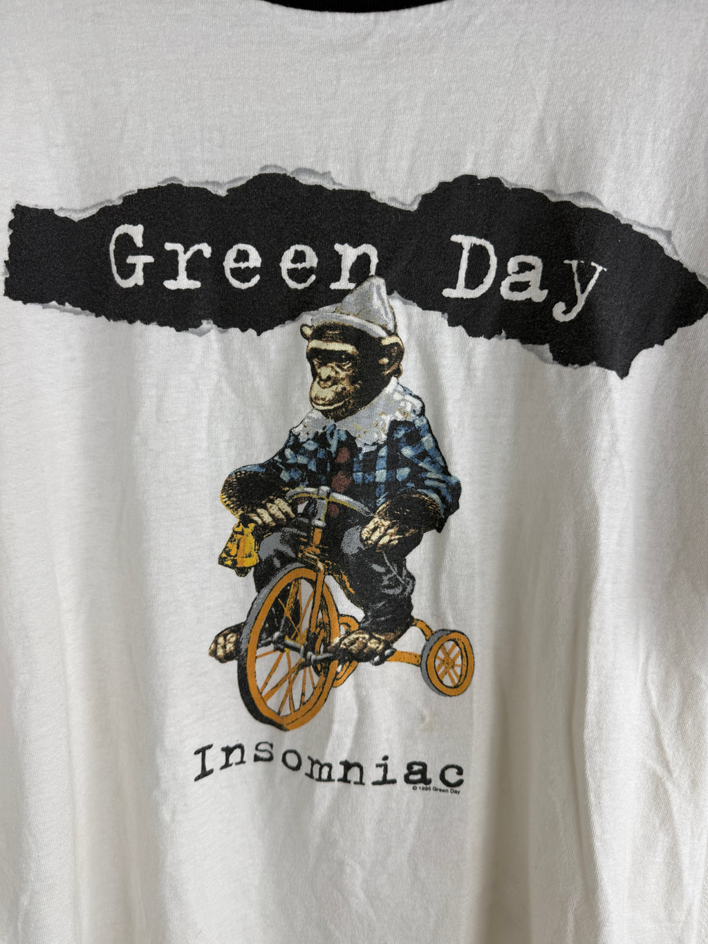 Vintage Green Day "Insomniac" Tour Ringer Tee
