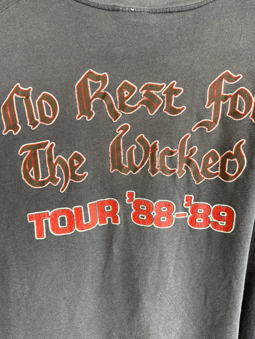 Vintage Ozzy Osbourne "No Rest for the Wicked" Tour Tee
