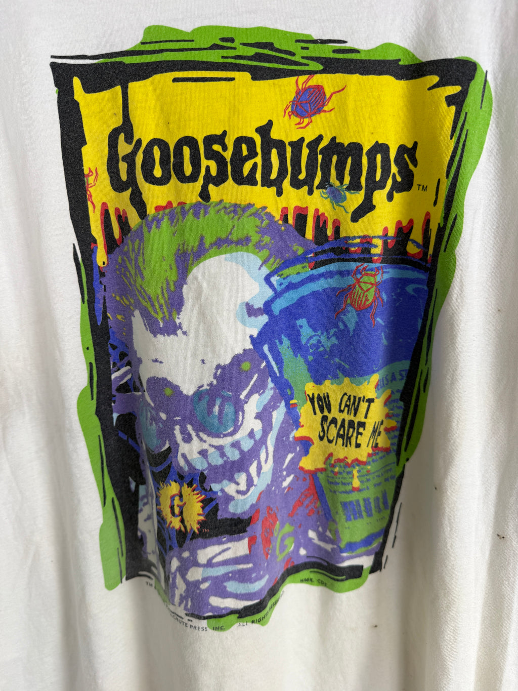 Vintage Goosebumps “You Can’t Scare Me!” Tee
