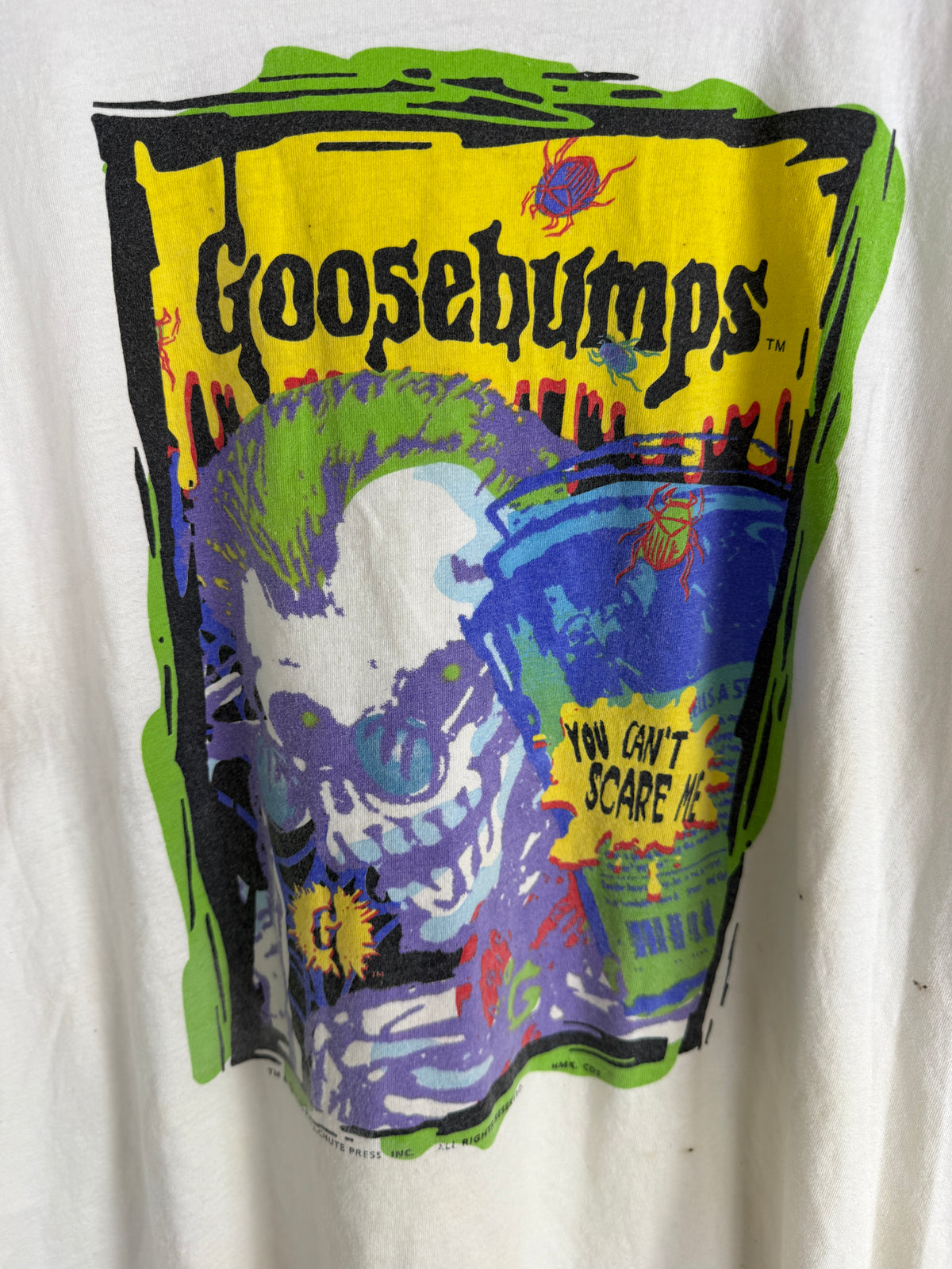 Vintage Goosebumps “You Can’t Scare Me!” Tee