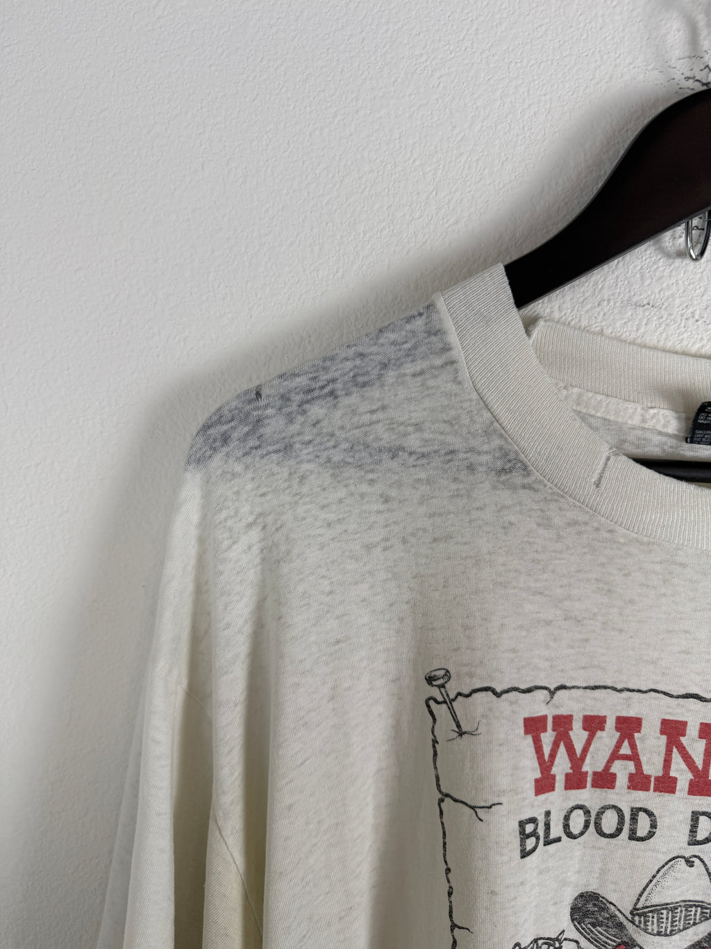 Vintage Wanted Blood Donors Unocal 76 Tee