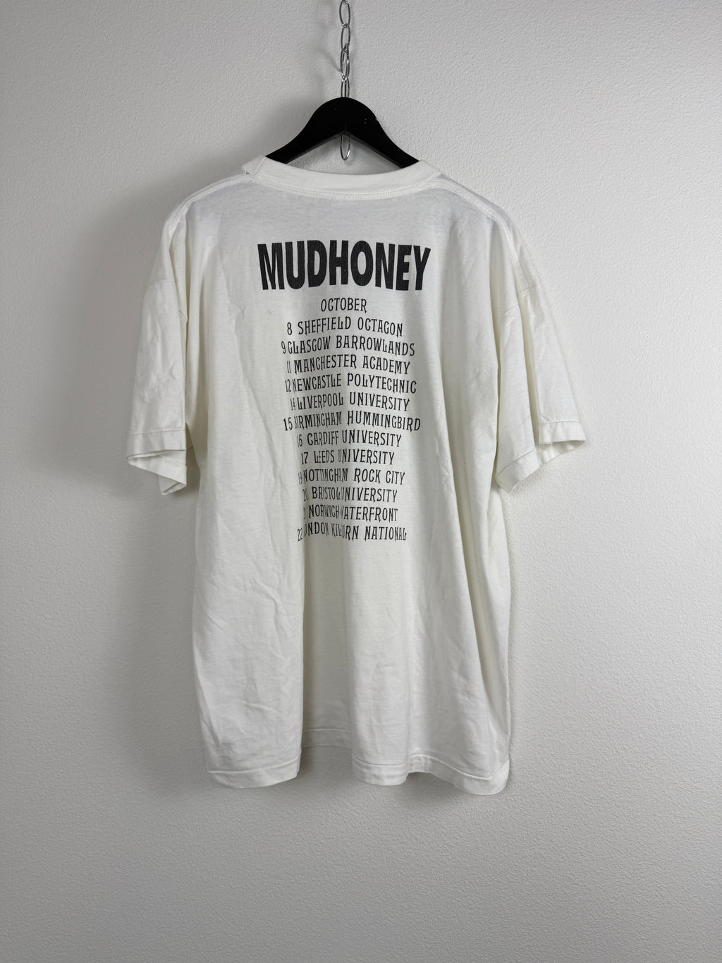 Vintage Mudhoney 1990s UK Tour Tee