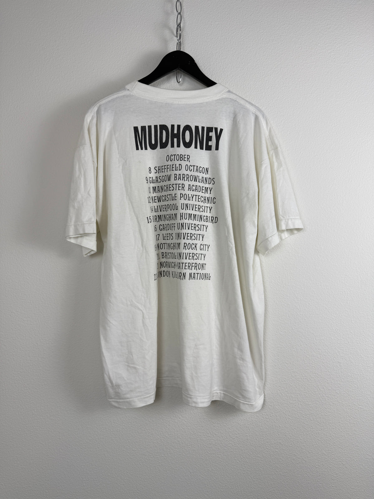 Vintage Mudhoney 1990s UK Tour Tee